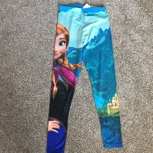 Disney Frozen Anna leggings. Size small.